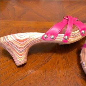 BLUE SUEDE SHOES wedges
